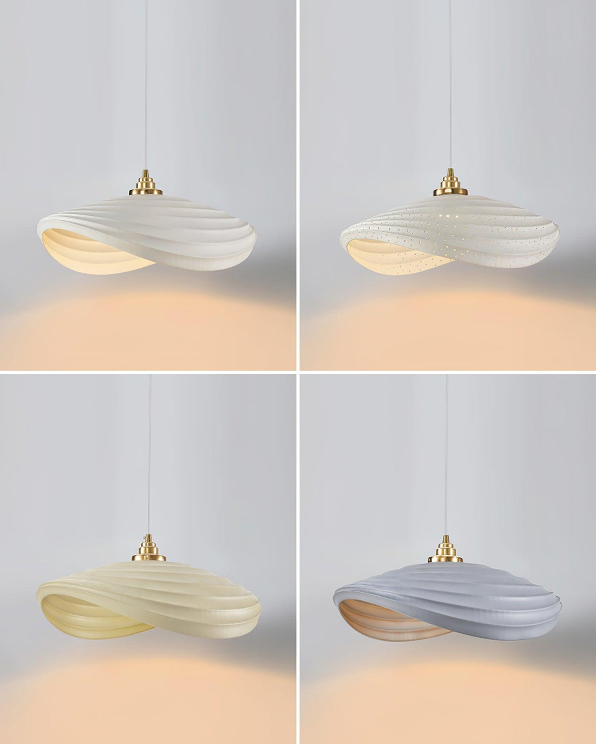 Lila Suspension Moderne en Résine - Neutralighting