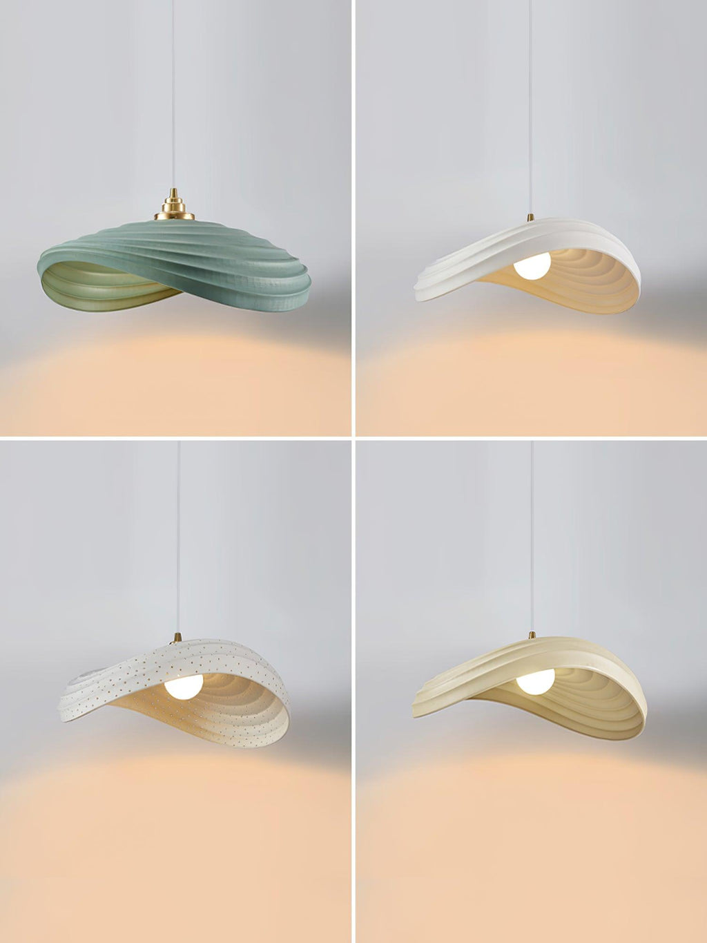 Lila Suspension Moderne en Résine - Neutralighting