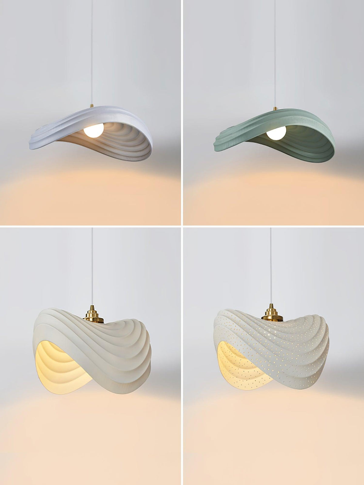 Lila Suspension Moderne en Résine - Neutralighting