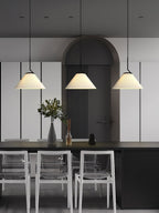 Nebra Plissé Suspension Tissu Minimaliste - Neutralighting