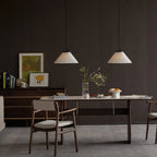 Nebra Plissé Suspension Tissu Minimaliste - Neutralighting