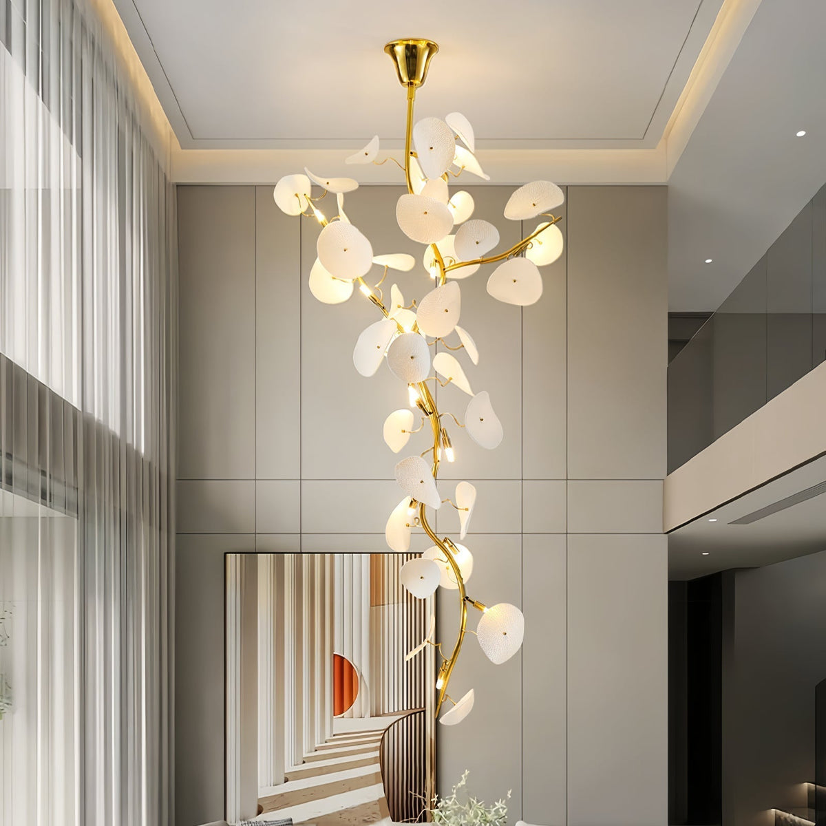 Orthair Chandelier en Céramique et Laiton Branche - Neutralighting
