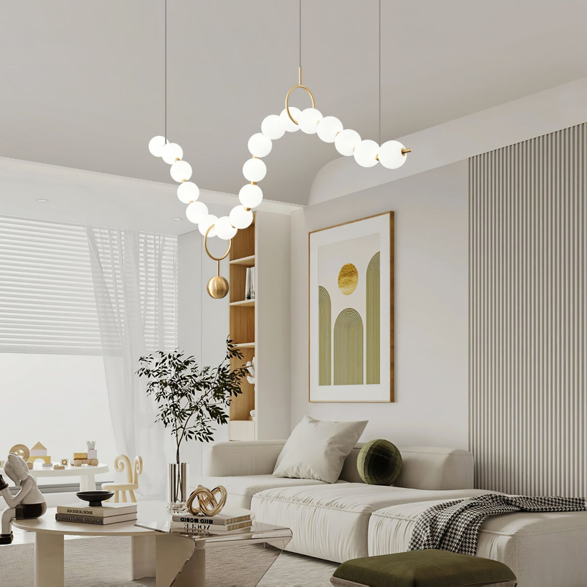 Lustra Suspension Lampe Collier en Verre - Neutralighting