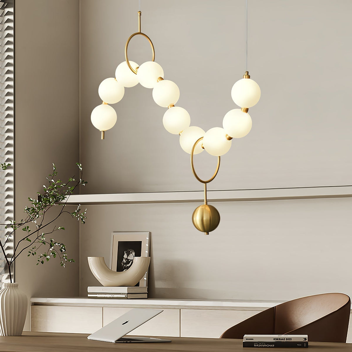 Lustra Suspension Lampe Collier en Verre - Neutralighting