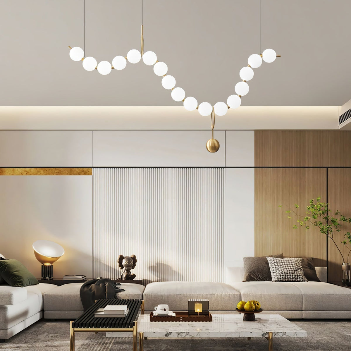 Lustra Suspension Lampe Collier en Verre - Neutralighting