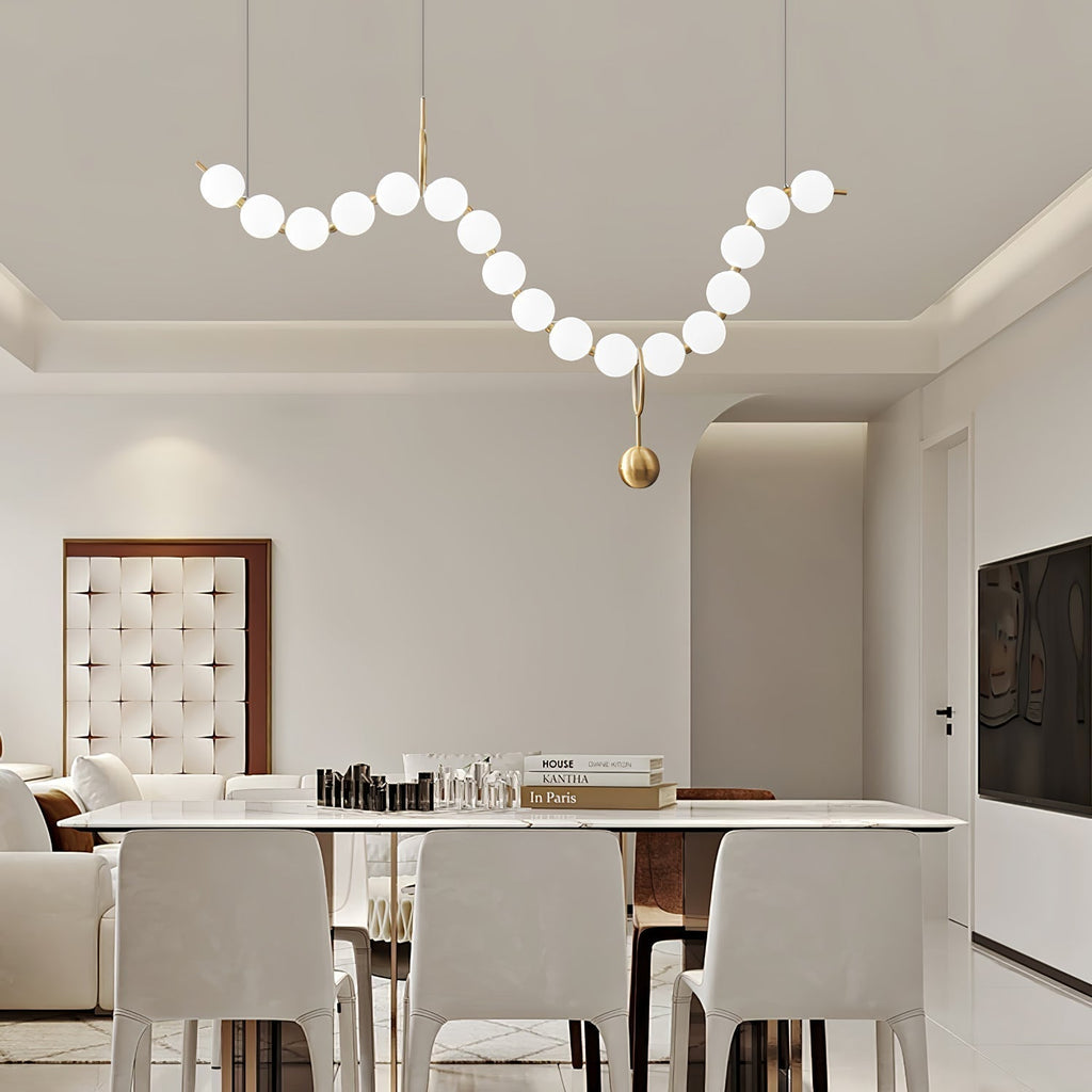 Lustra Suspension Lampe Collier en Verre - Neutralighting