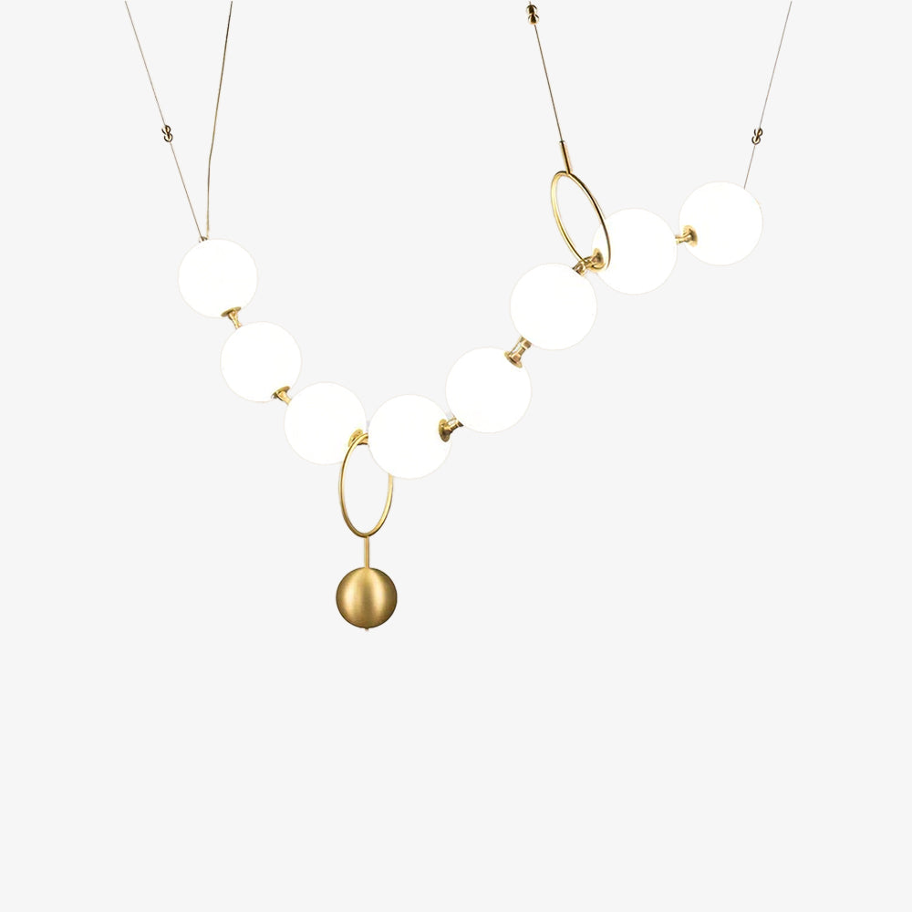 Lustra Suspension Lampe Collier en Verre - Neutralighting