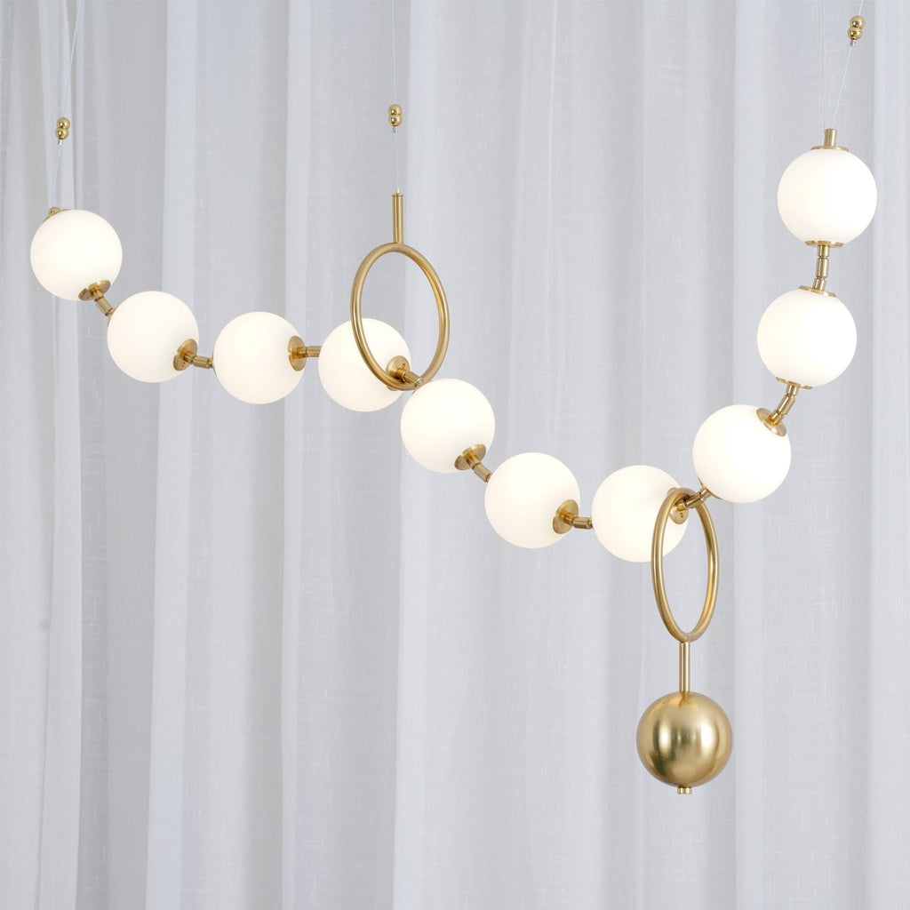 Lustra Suspension Lampe Collier en Verre - Neutralighting