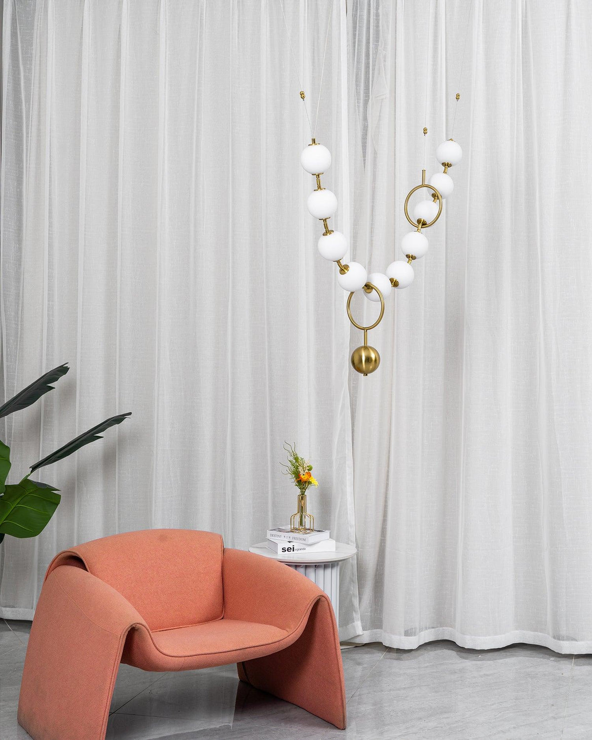 Lustra Suspension Lampe Collier en Verre - Neutralighting