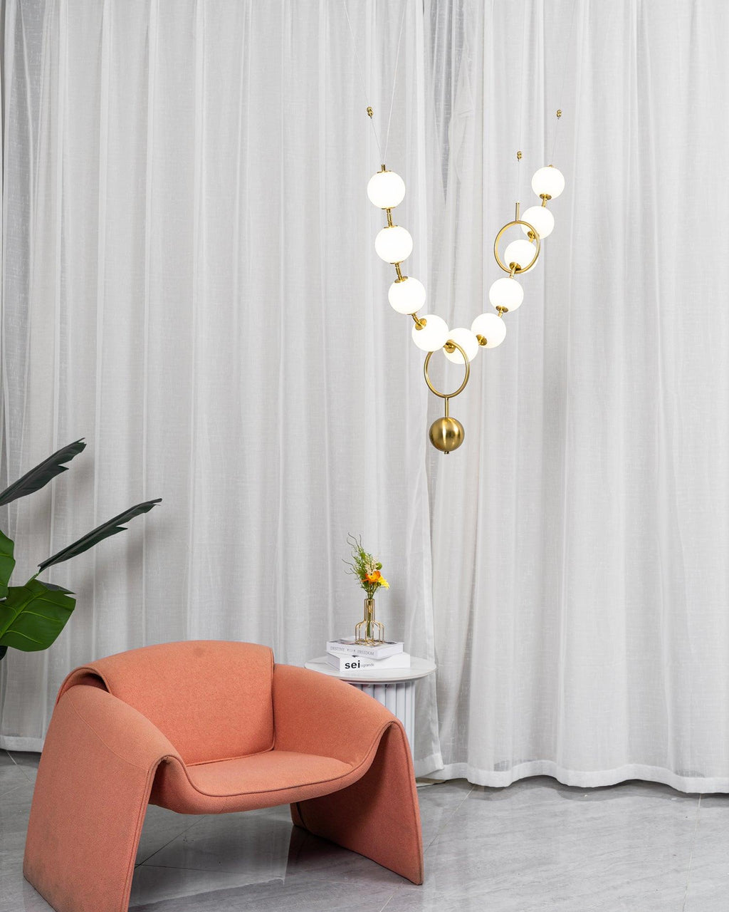 Lustra Suspension Lampe Collier en Verre - Neutralighting