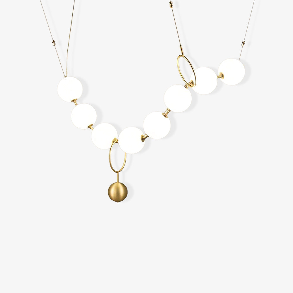 Lustra Suspension Lampe Collier en Verre - Neutralighting