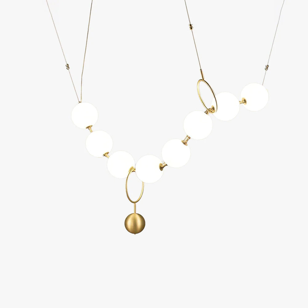 Lustra Suspension Lampe Collier en Verre - Neutralighting