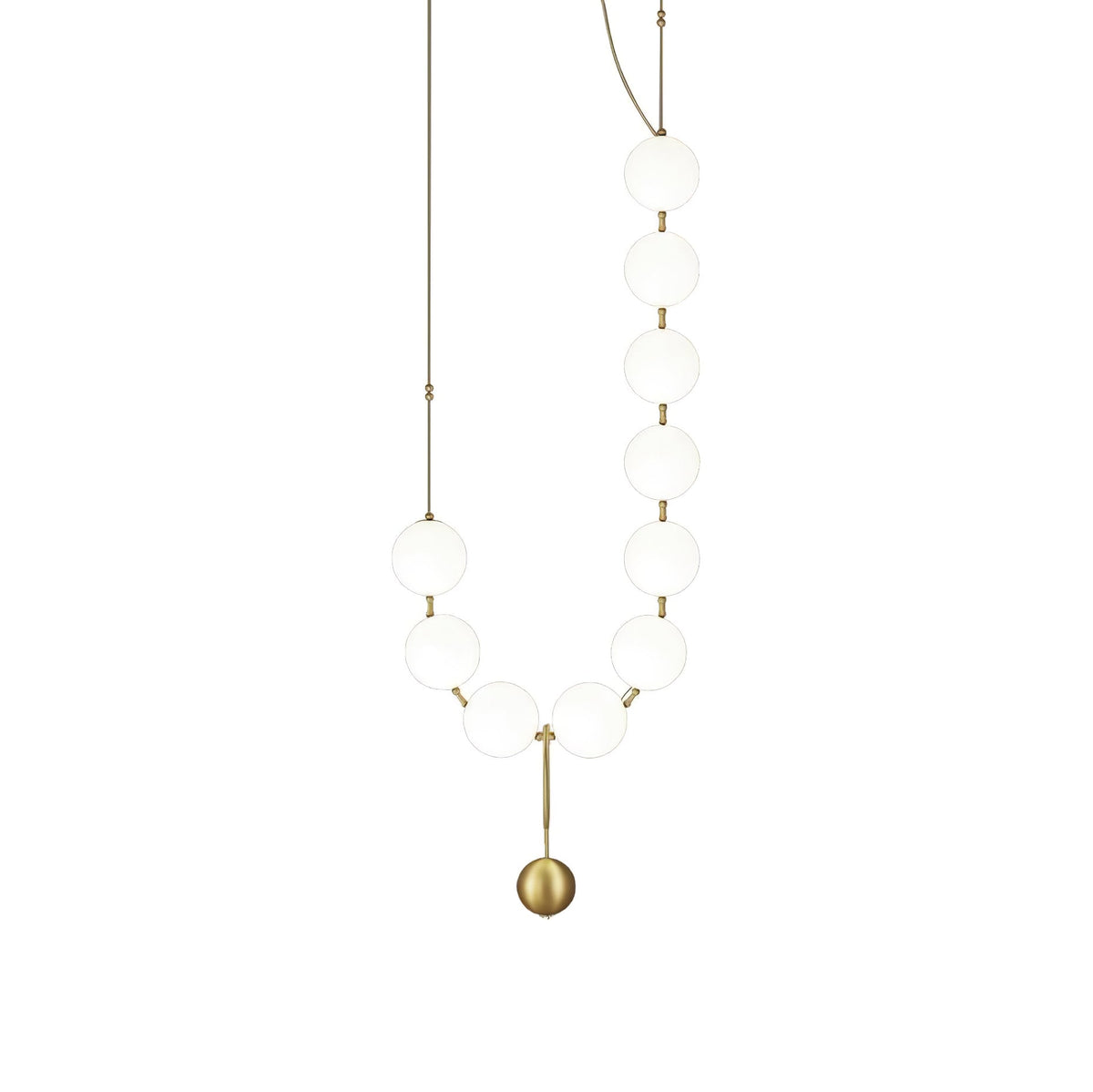 Lustra Suspension Lampe Collier en Verre - Neutralighting