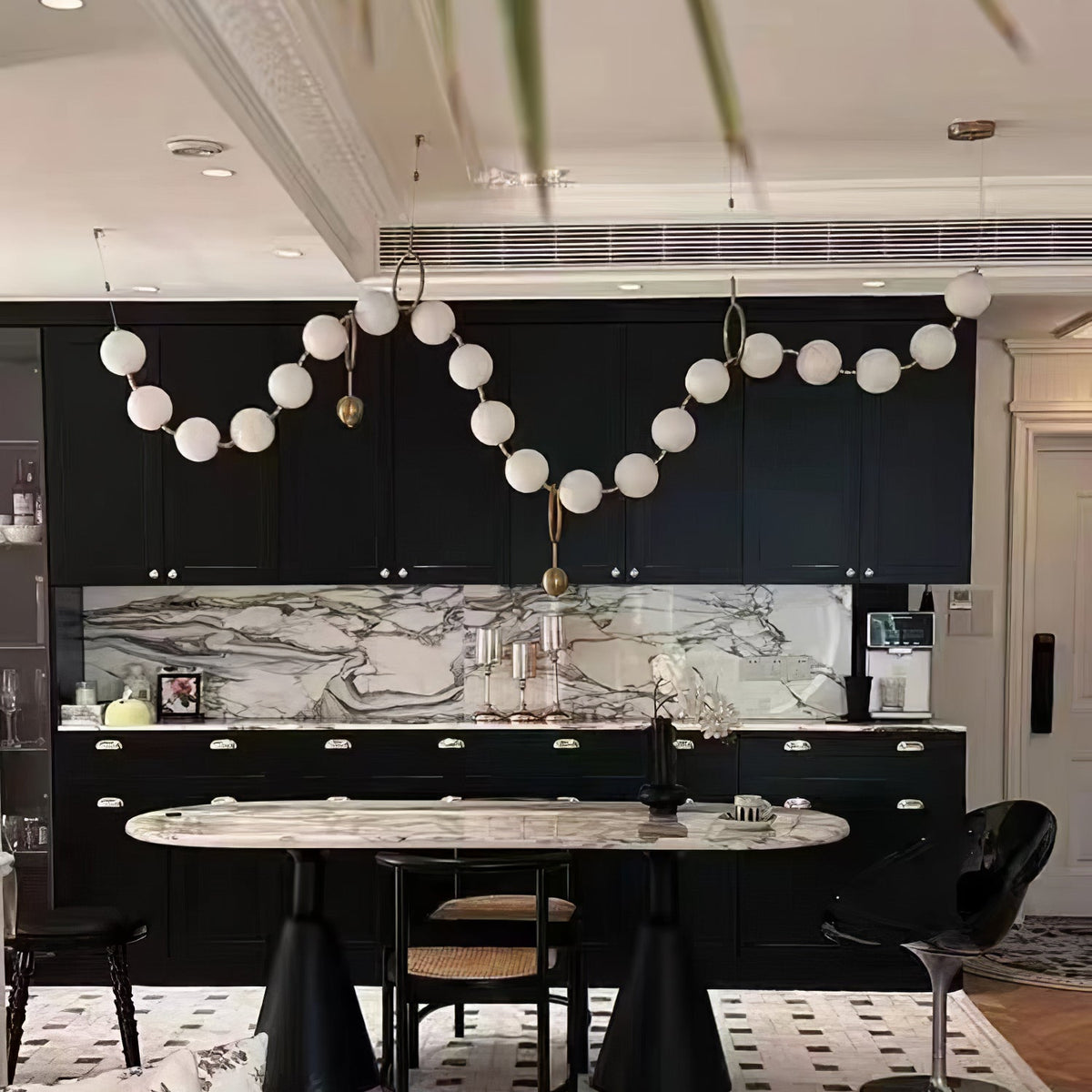 Lustra Suspension Lampe Collier en Verre - Neutralighting