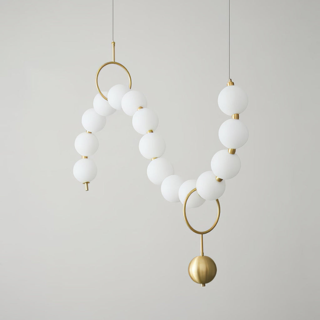 Lustra Suspension Lampe Collier en Verre - Neutralighting