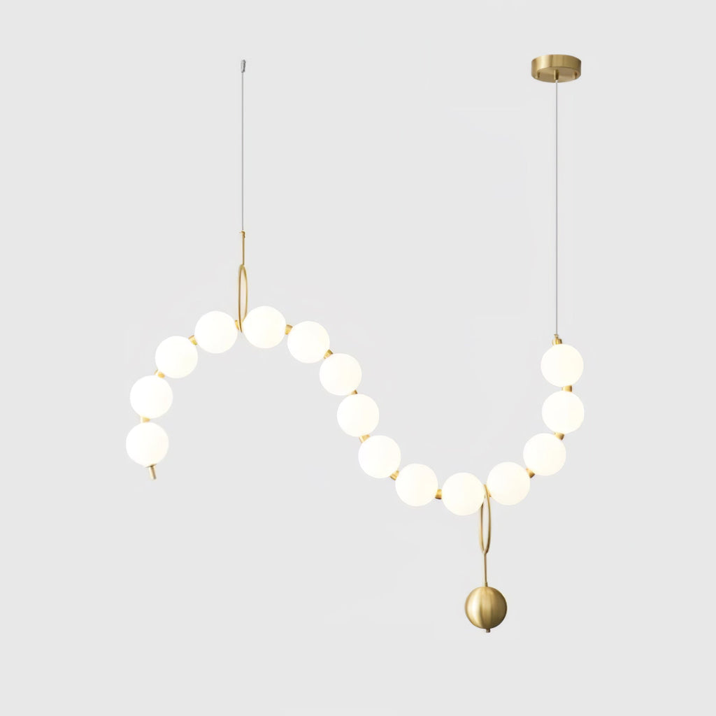 Lustra Suspension Lampe Collier en Verre - Neutralighting