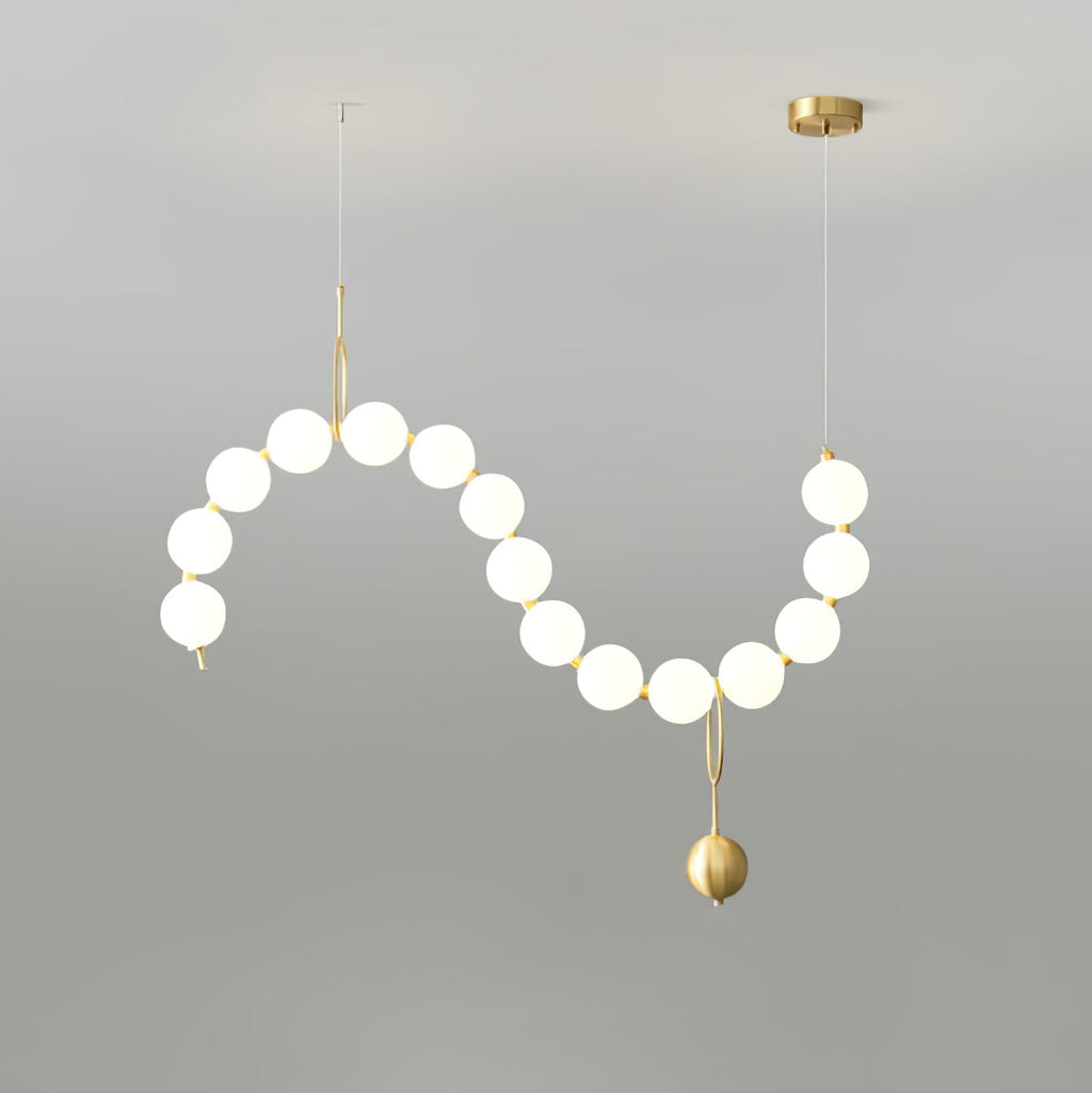Lustra Suspension Lampe Collier en Verre - Neutralighting
