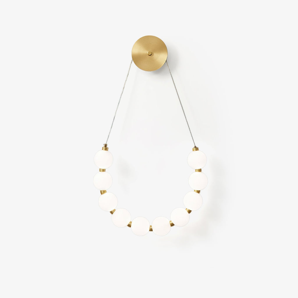 Ilirel Applique Murale Art Collier Anneau en Laiton - Neutralighting