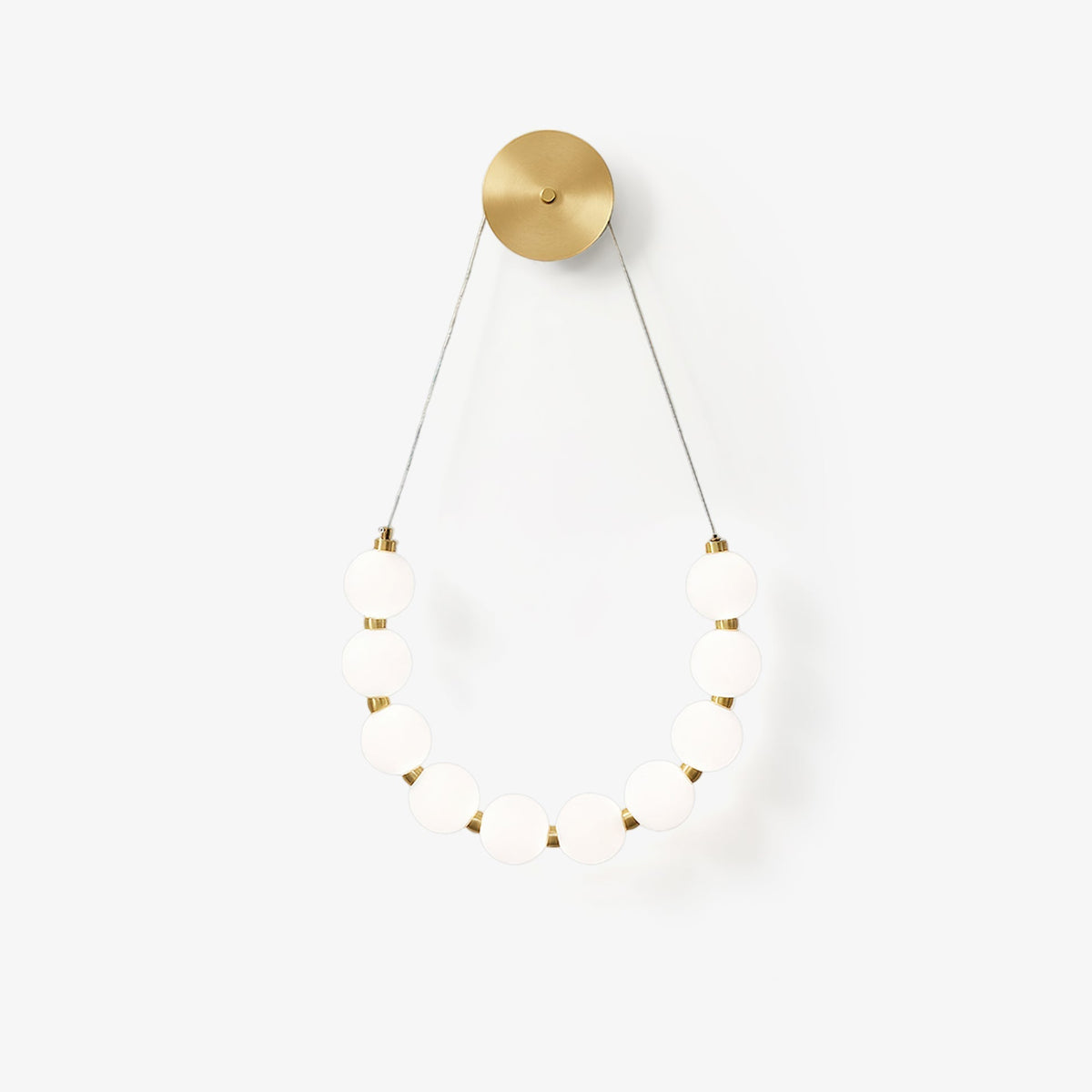 Ilirel Applique Murale Art Collier Anneau en Laiton - Neutralighting