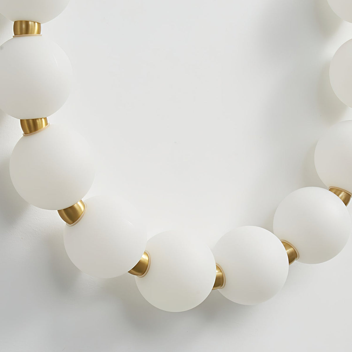 Ilirel Applique Murale Art Collier Anneau en Laiton - Neutralighting