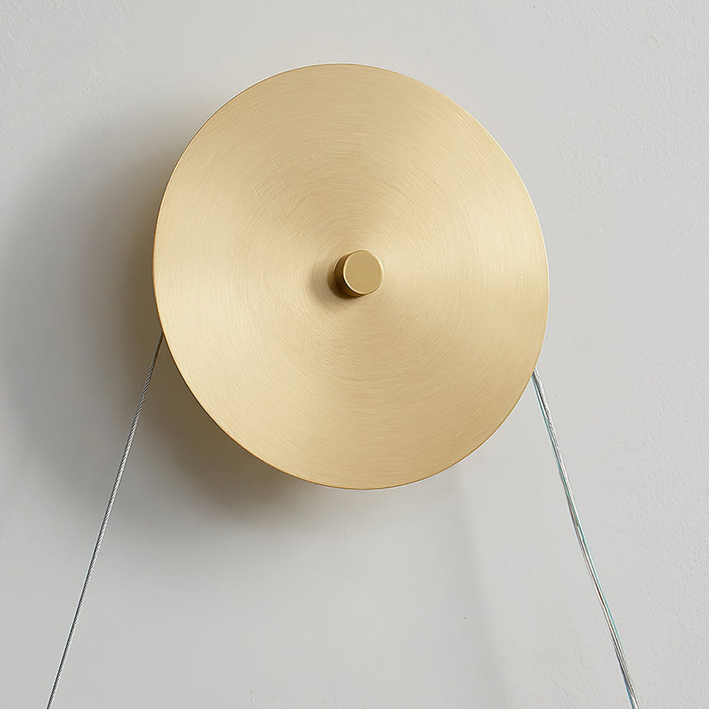 Ilirel Applique Murale Art Collier Anneau en Laiton - Neutralighting