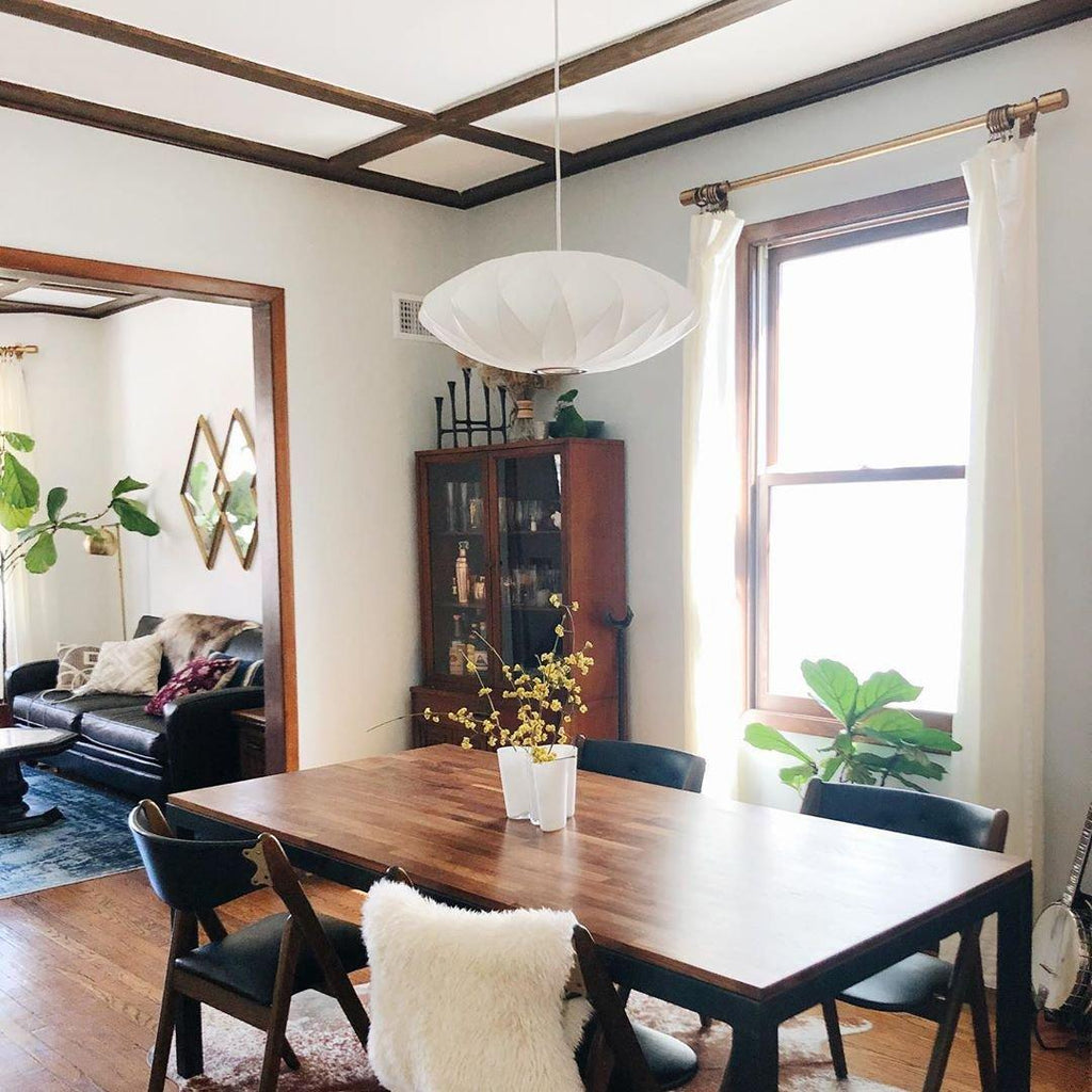 Solarnce Suspension Minimaliste en Soie et Acier - Neutralighting