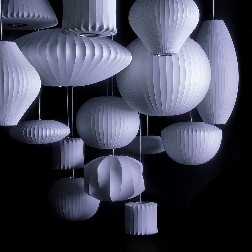 Solarnce Suspension Minimaliste en Soie et Acier - Neutralighting