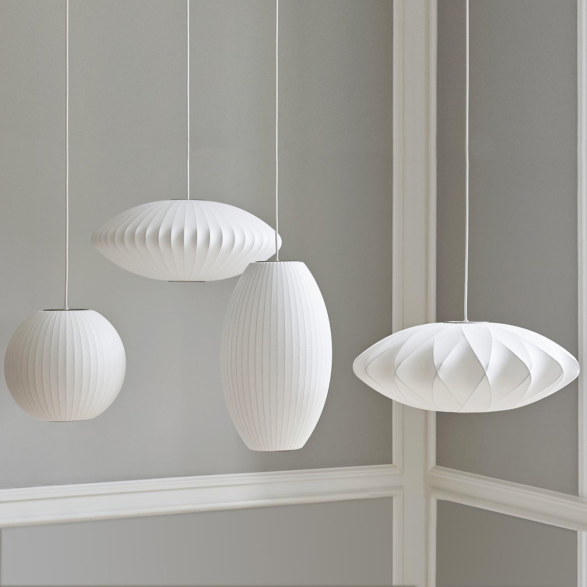 Solarnce Suspension Minimaliste en Soie et Acier - Neutralighting