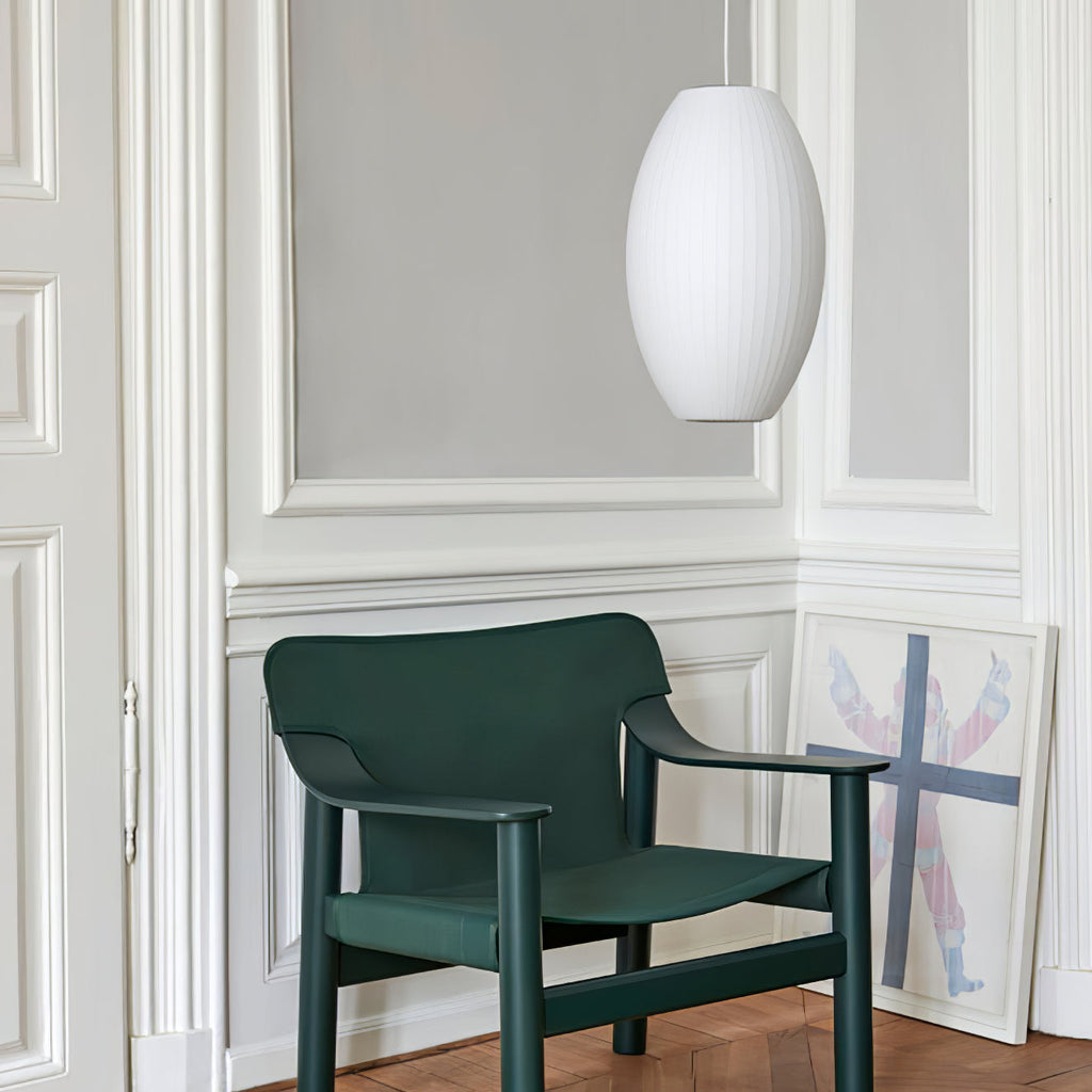 Solarnce Suspension Minimaliste en Soie et Acier - Neutralighting