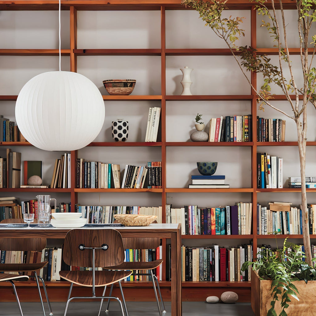 Solarnce Suspension Minimaliste en Soie et Acier - Neutralighting