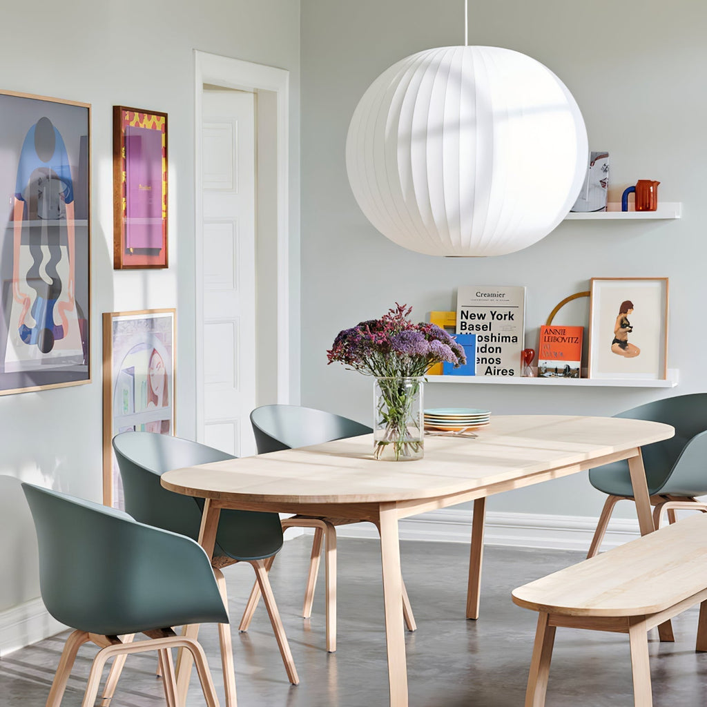 Solarnce Suspension Minimaliste en Soie et Acier - Neutralighting