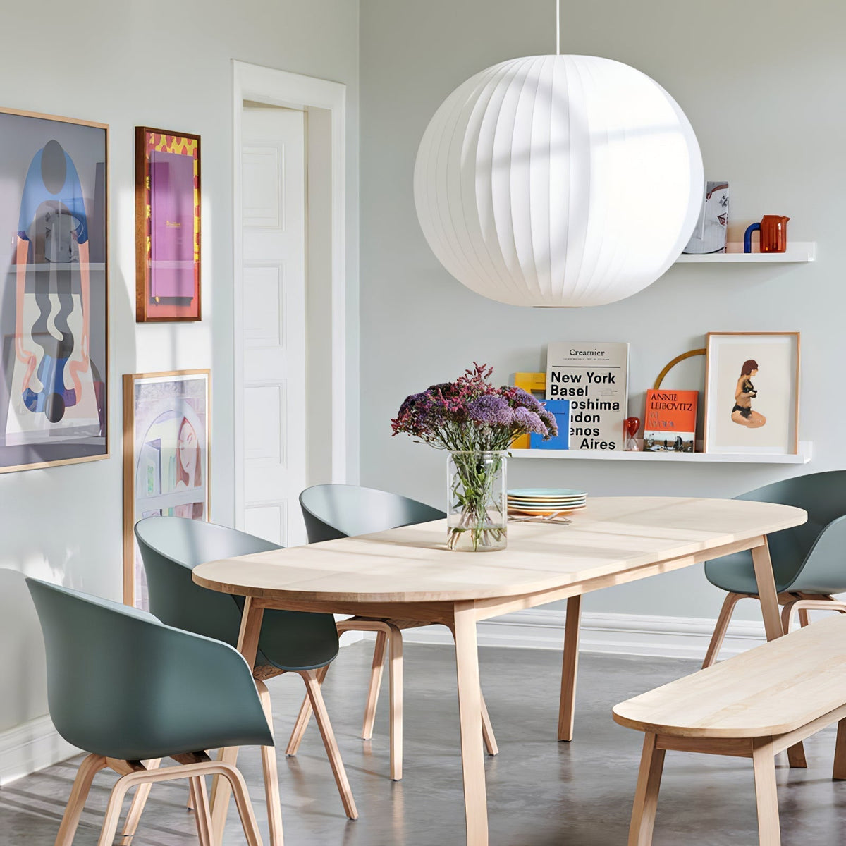 Solarnce Suspension Minimaliste en Soie et Acier - Neutralighting