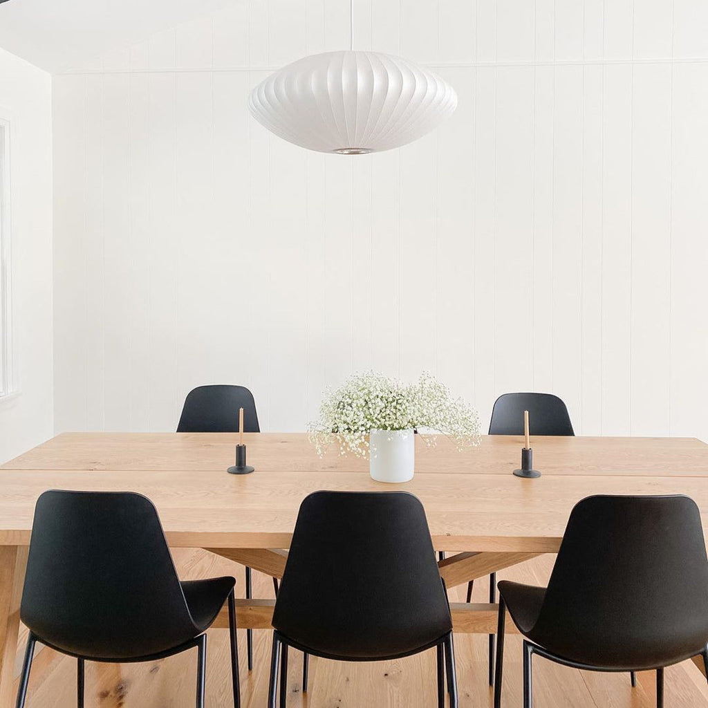 Solarnce Suspension Minimaliste en Soie et Acier - Neutralighting