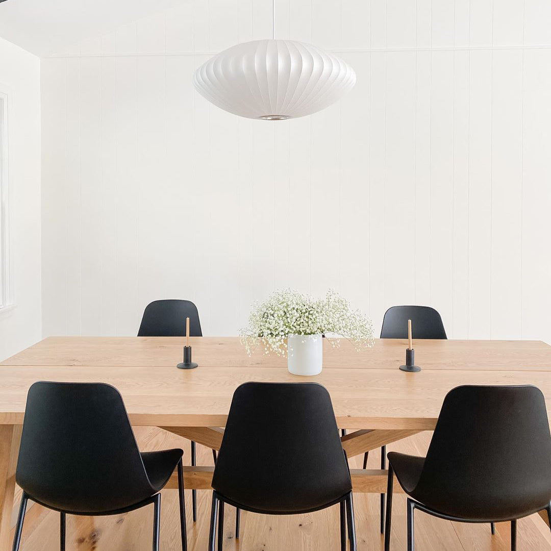 Solarnce Suspension Minimaliste en Soie et Acier - Neutralighting
