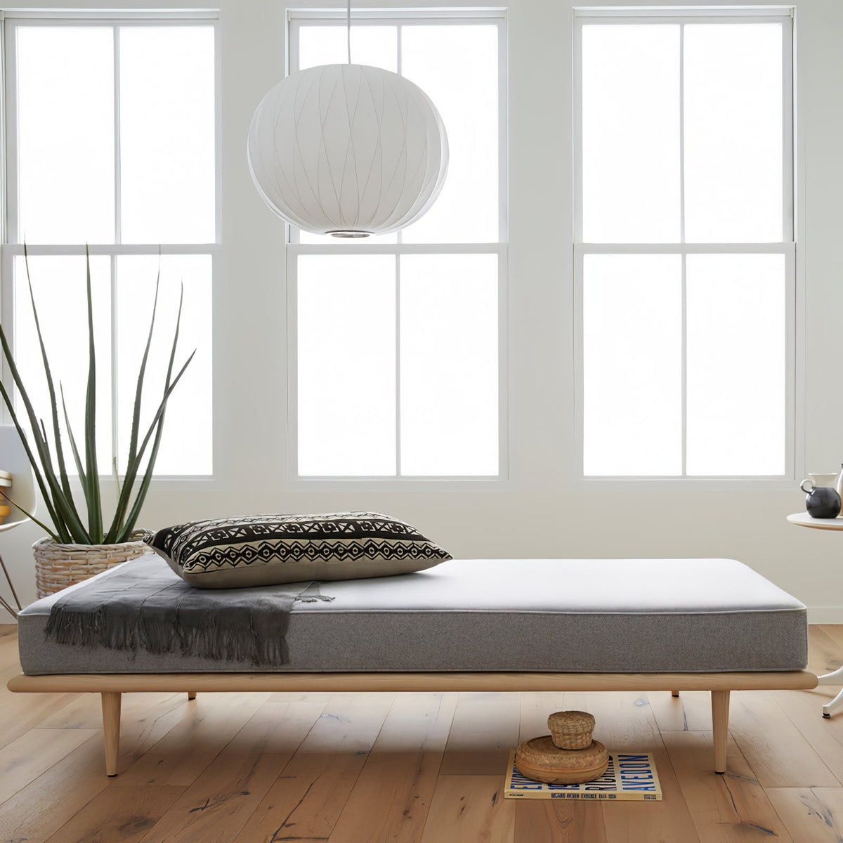 Solarnce Suspension Minimaliste en Soie et Acier - Neutralighting