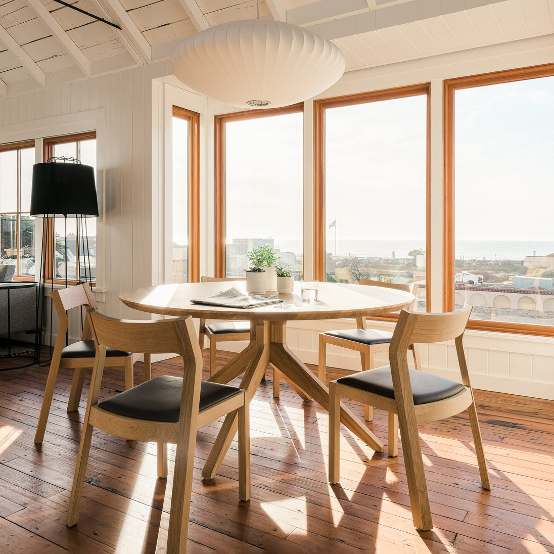 Solarnce Suspension Minimaliste en Soie et Acier - Neutralighting
