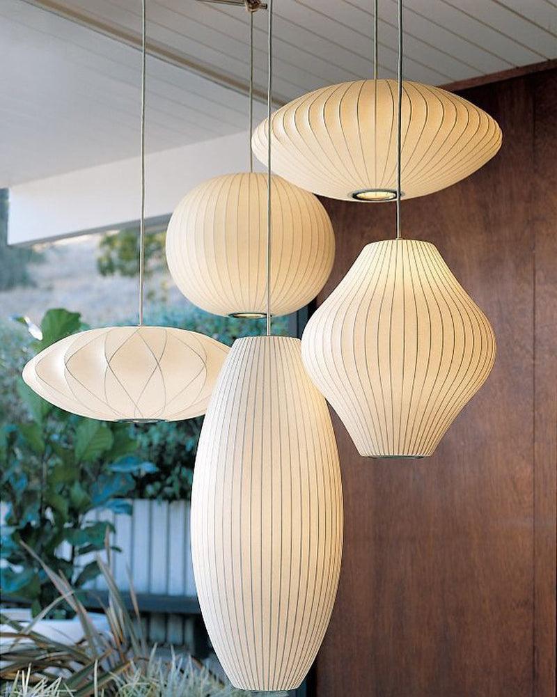Solarnce Suspension Minimaliste en Soie et Acier - Neutralighting