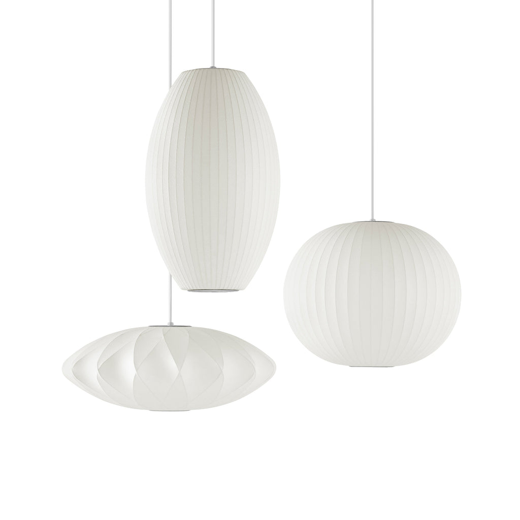 Solarnce Suspension Minimaliste en Soie et Acier - Neutralighting