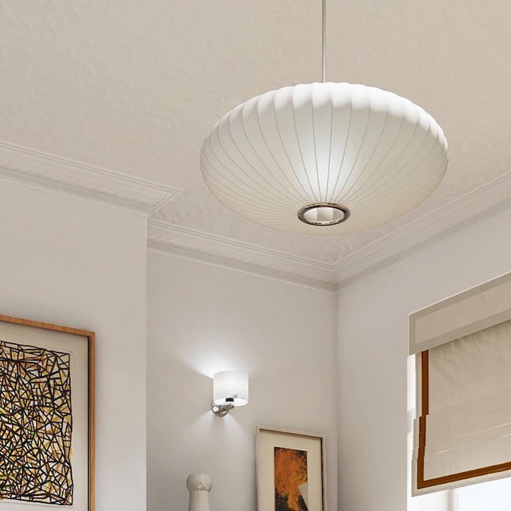 Solarnce Suspension Minimaliste en Soie et Acier - Neutralighting