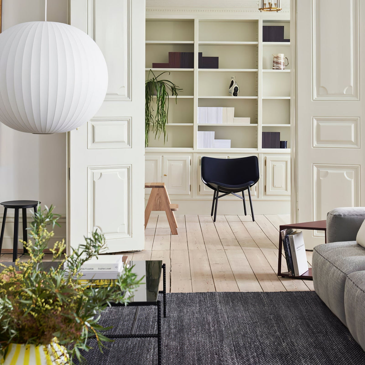 Solarnce Suspension Minimaliste en Soie et Acier - Neutralighting