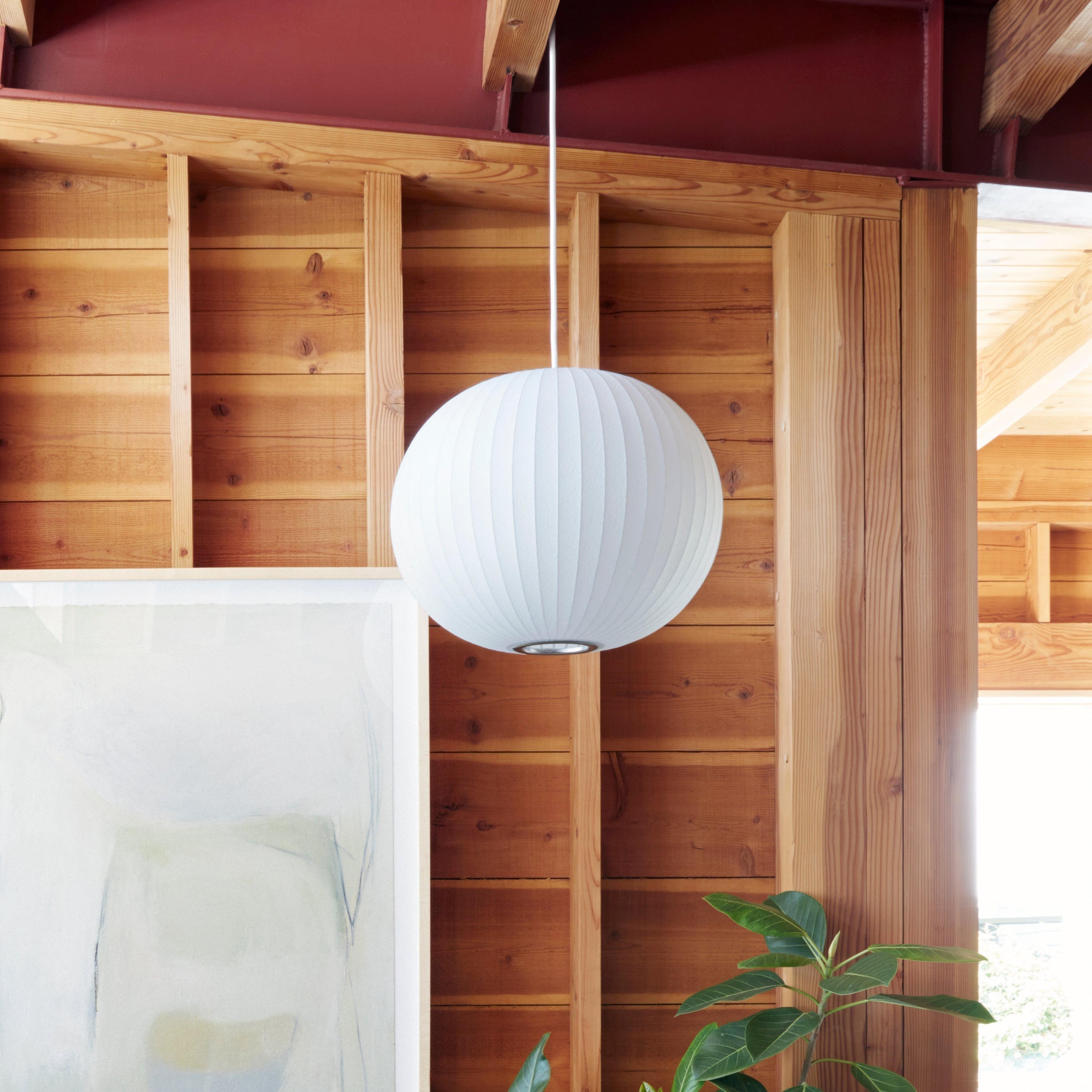 Nebula Lampe Suspendue en Soie de Mûrier Boule - Neutralighting