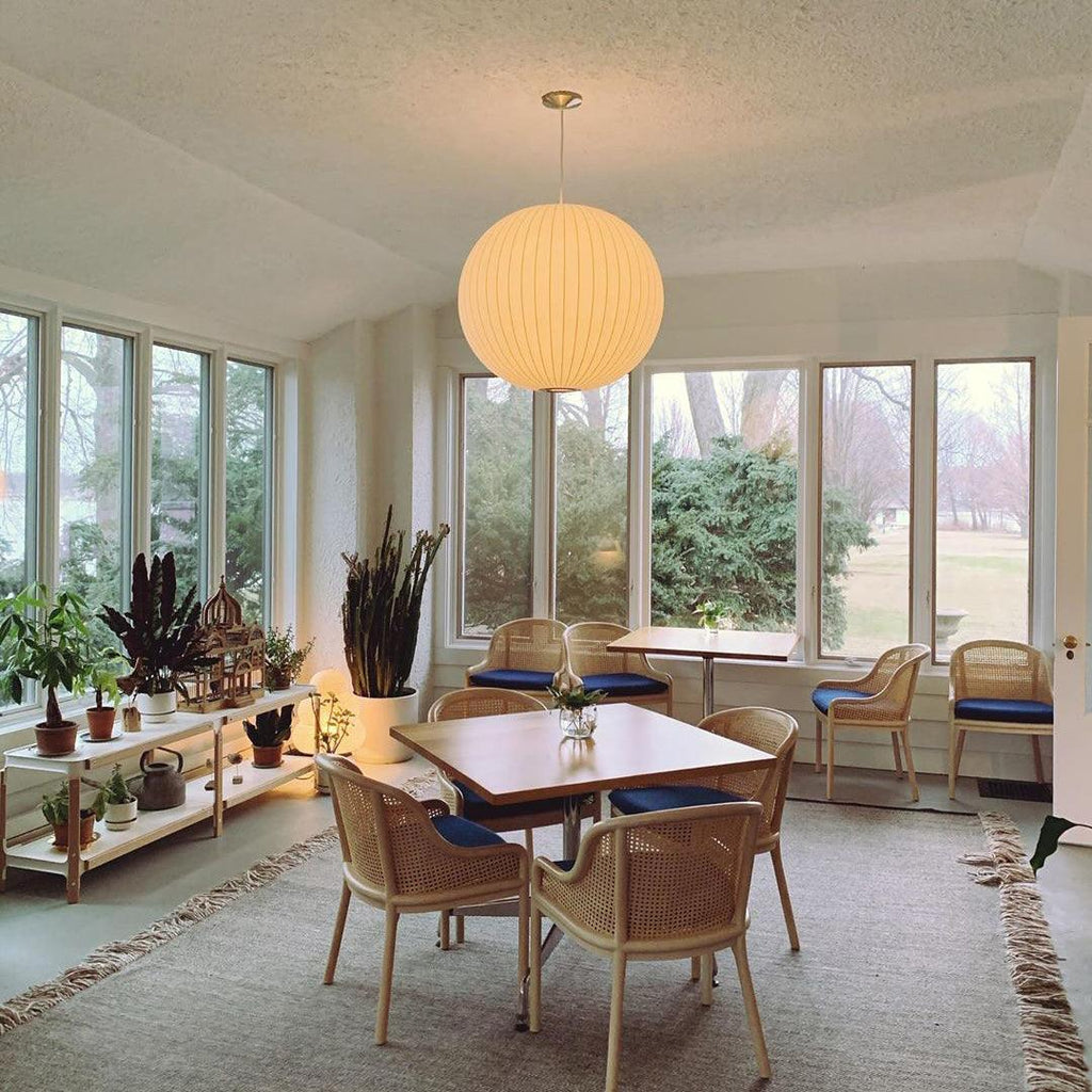 Solarnce Suspension Minimaliste en Soie et Acier - Neutralighting