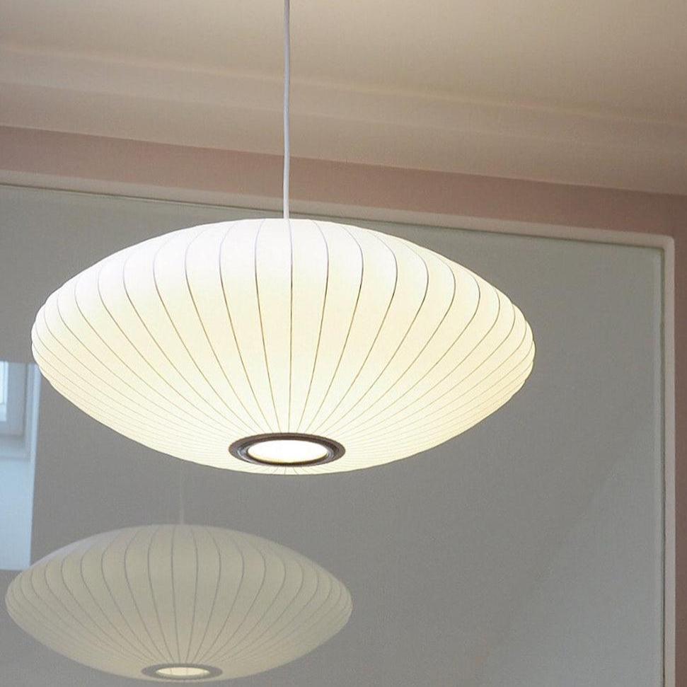 Solarnce Suspension Minimaliste en Soie et Acier - Neutralighting