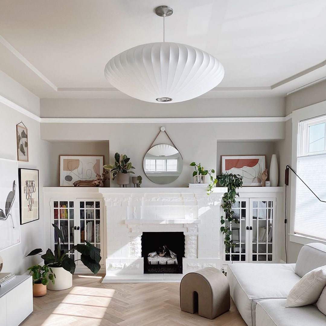 Solarnce Suspension Minimaliste en Soie et Acier - Neutralighting