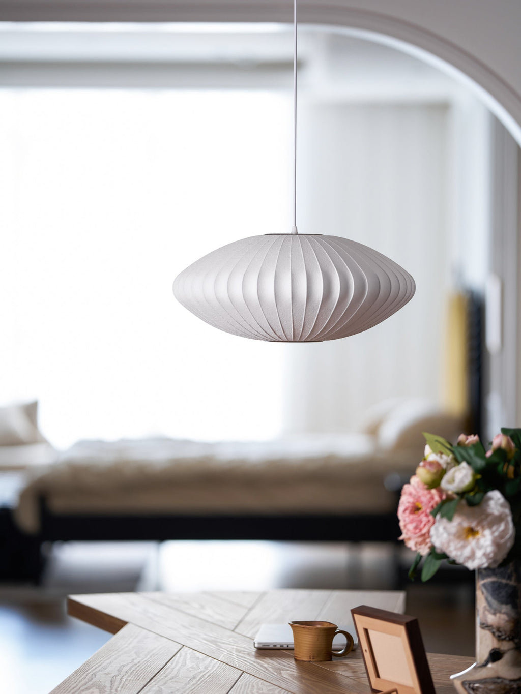 Alvaris Lampe Pendante Moderne Blanche - Neutralighting