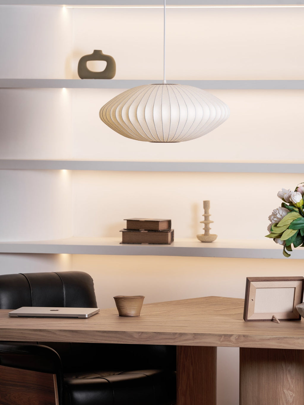Nebula Lampe Suspendue en Soie de Mûrier Boule - Neutralighting