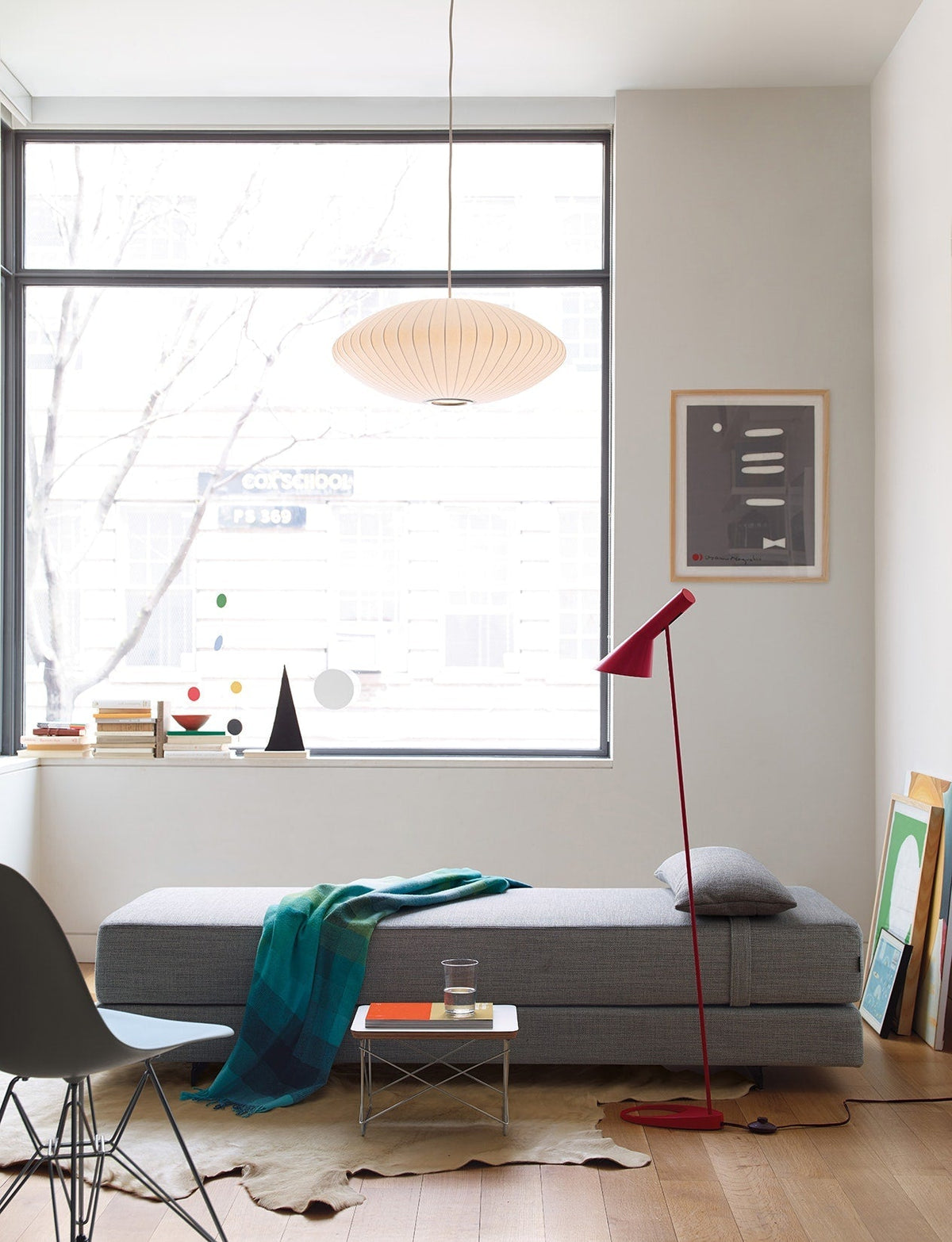 Solarnce Suspension Minimaliste en Soie et Acier - Neutralighting