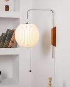Lustra Wall Sconce Walnut Ball - Neutralighting