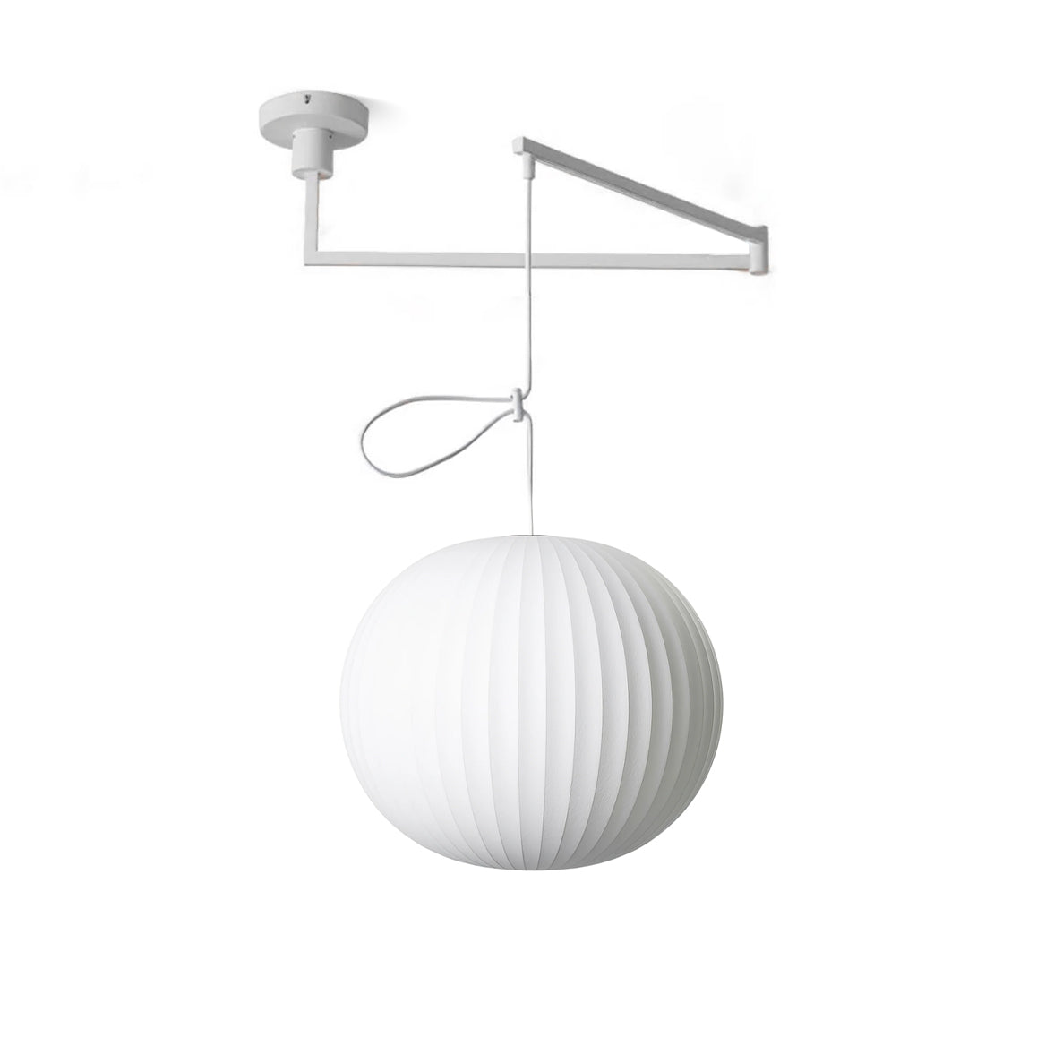 Solarnce Suspension Minimaliste en Soie et Acier - Neutralighting