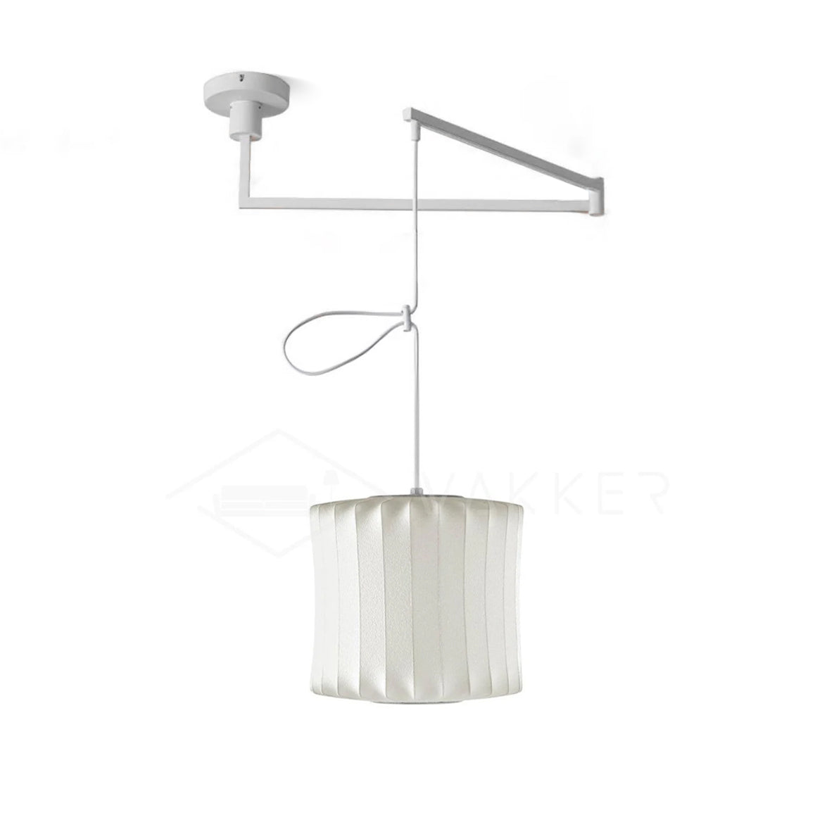 Solarnce Suspension Minimaliste en Soie et Acier - Neutralighting